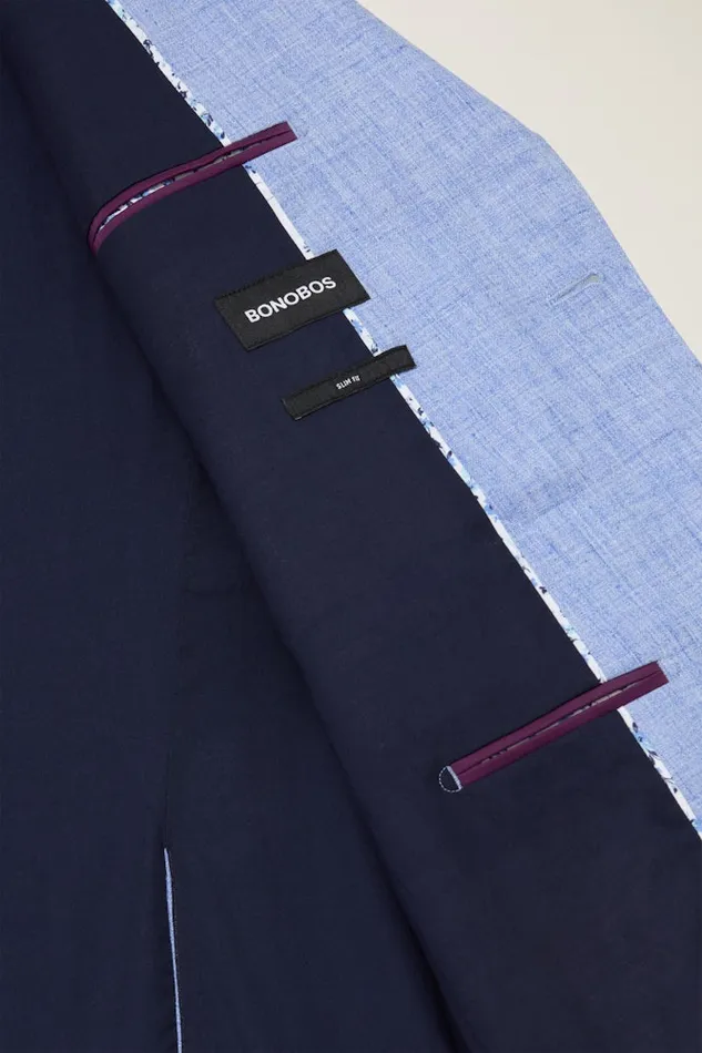 Men Bonobos Blazers and Sport Coats Jetsetter Italian Linen Blazer Light Blue Men Bonobos Blazers and Sport Coats Jetsetter Italian Linen Blazer Light Blue