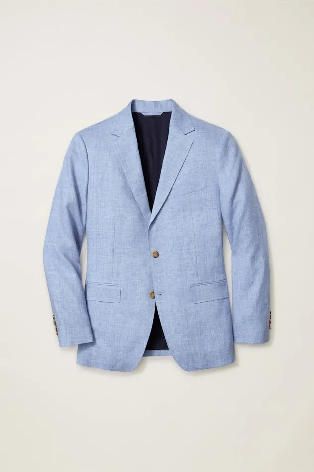Men Bonobos Blazers and Sport Coats Jetsetter Italian Linen Blazer Light Blue Men Bonobos Blazers and Sport Coats Jetsetter Italian Linen Blazer Light Blue