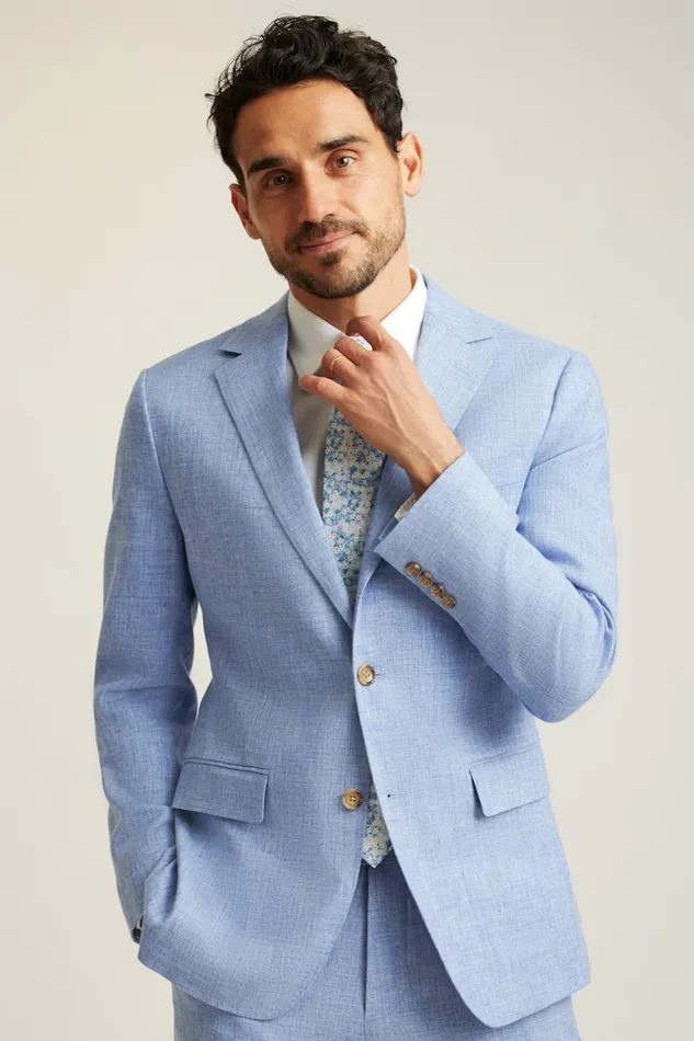 Men Bonobos Blazers and Sport Coats Jetsetter Italian Linen Blazer Light Blue Men Bonobos Blazers and Sport Coats Jetsetter Italian Linen Blazer Light Blue
