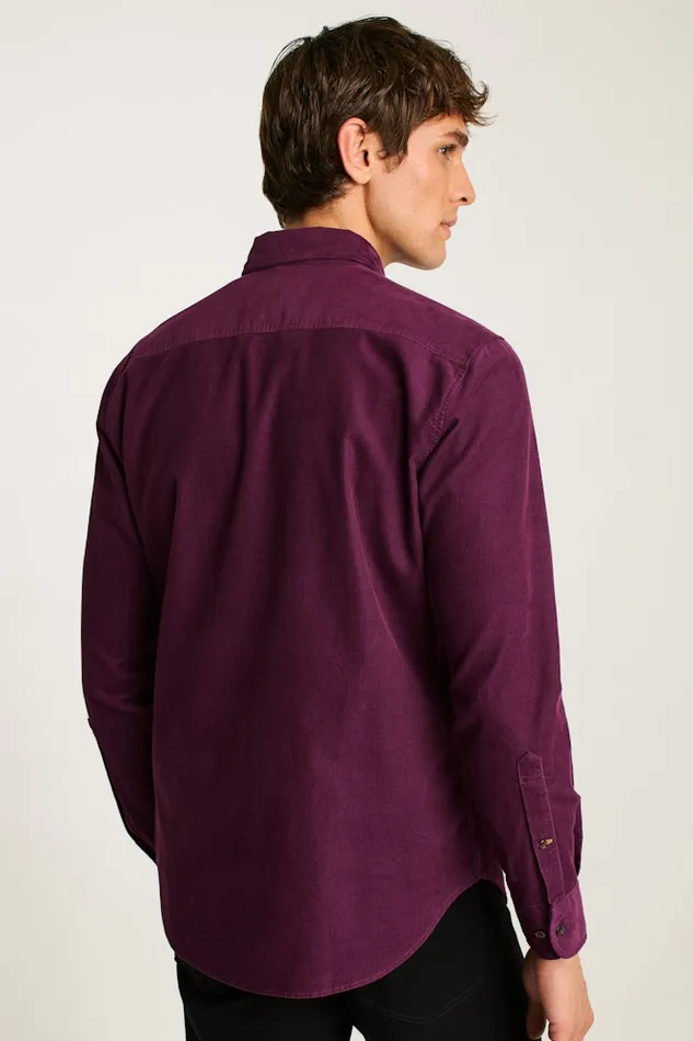 Men Bonobos Casual Shirts The Stretch Cord Shirt Plum Men Bonobos Casual Shirts The Stretch Cord Shirt Plum