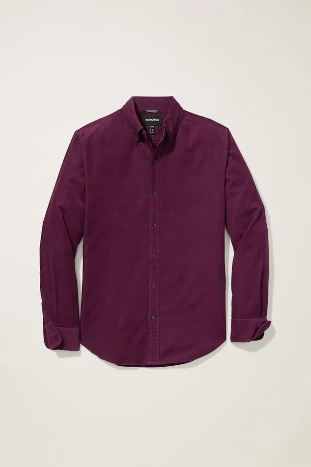 Men Bonobos Casual Shirts The Stretch Cord Shirt Plum Men Bonobos Casual Shirts The Stretch Cord Shirt Plum