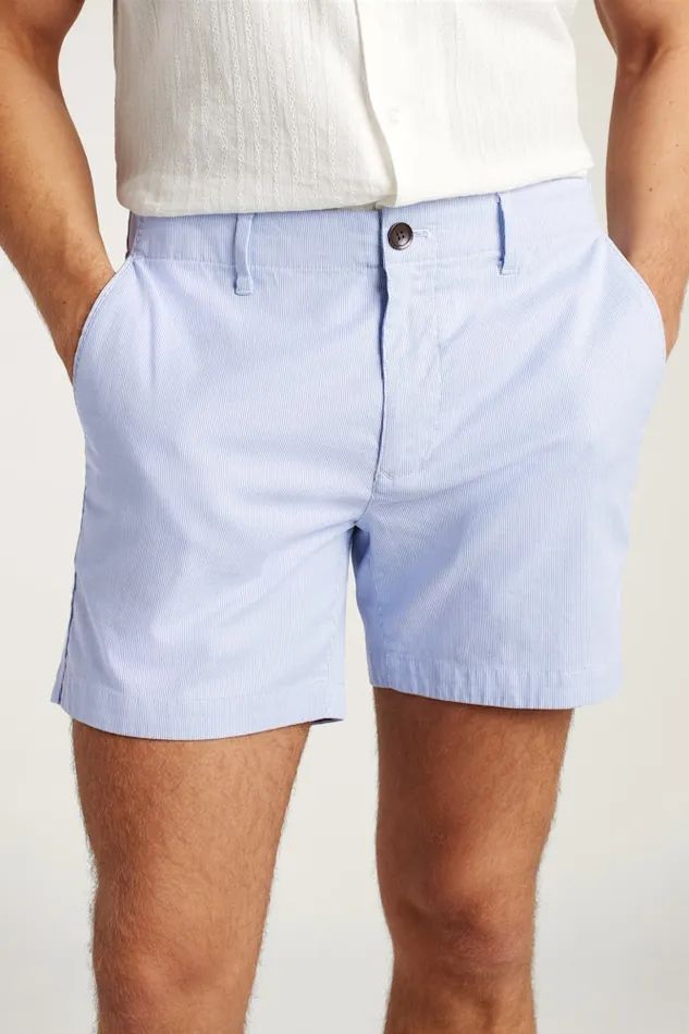 Men Bonobos Chino Shorts Lightweight Chino Short Sky White Stripe