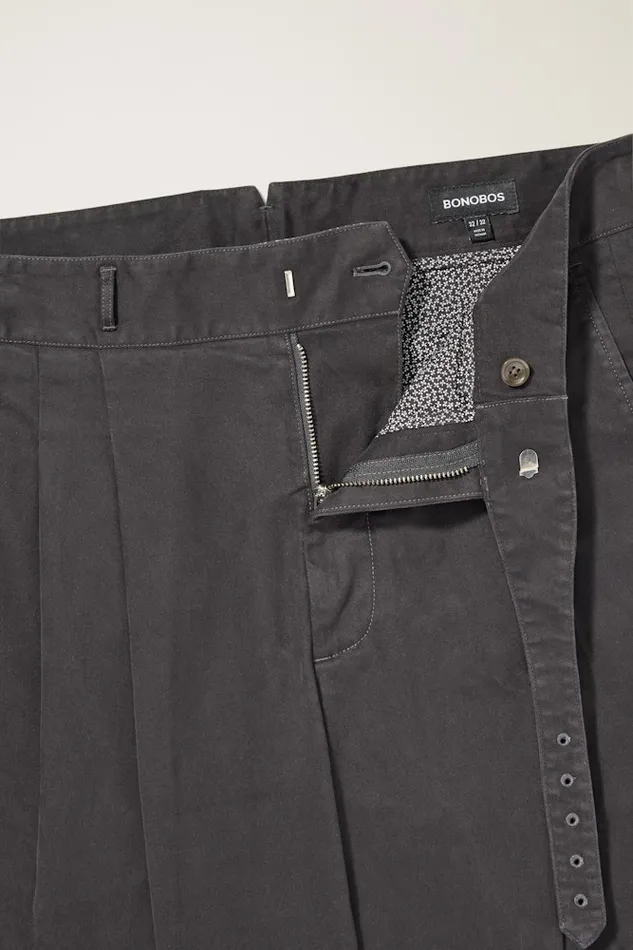Men Bonobos Dress Pants Italian Gurkha Trouser Dark Charcoal Cotton Men Bonobos Dress Pants Italian Gurkha Trouser Dark Charcoal Cotton