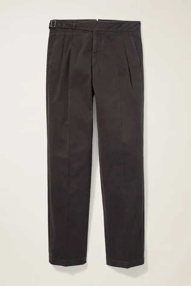Men Bonobos Dress Pants Italian Gurkha Trouser Dark Charcoal Cotton Men Bonobos Dress Pants Italian Gurkha Trouser Dark Charcoal Cotton