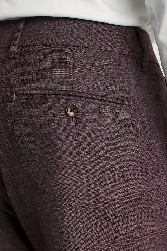 Men Bonobos Dress Pants Jetsetter Wool Dress Pant Burgundy Check Men Bonobos Dress Pants Jetsetter Wool Dress Pant Burgundy Check