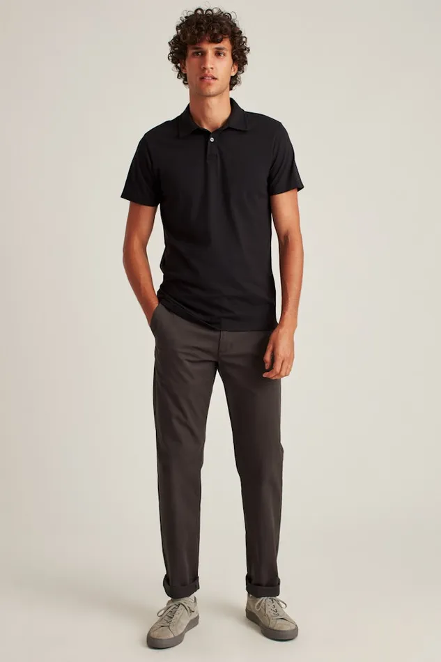 Men Bonobos Golf Polos and Tops Jetsetter Performance Polo Jet Black