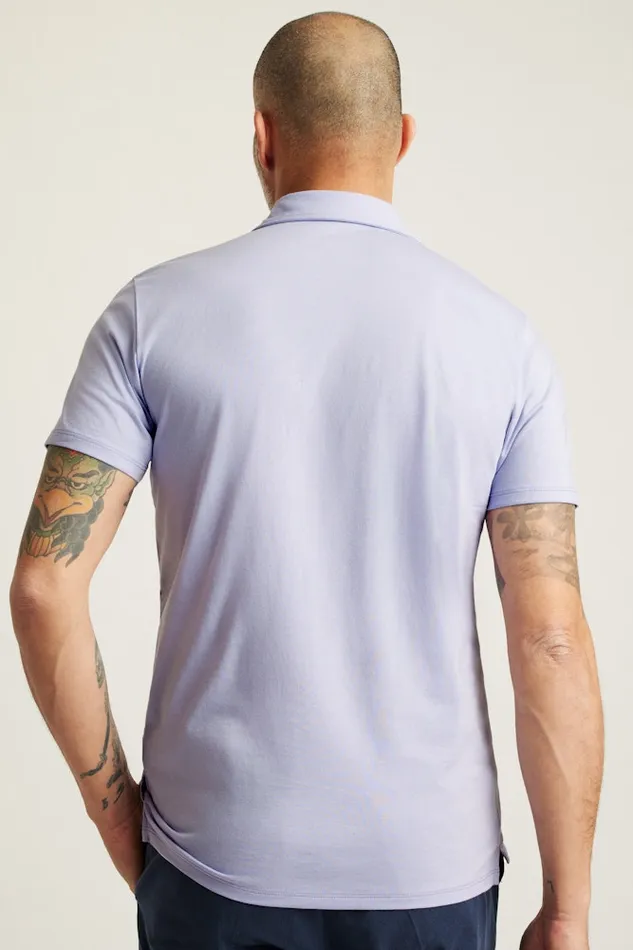 Men Bonobos Golf Polos and Tops Jetsetter Performance Polo Light Lavender