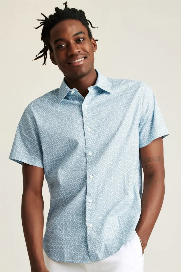 Men Bonobos Short Sleeve Shirts Button Up Your Style With Bonobos039 Riviera Short Sleeve Shirt Light Blue Prism Geo Men Bonobos Short Sleeve Shirts Button Up Your Style With Bonobos039 Riviera Short Sleeve Shirt Light Blue Prism Geo