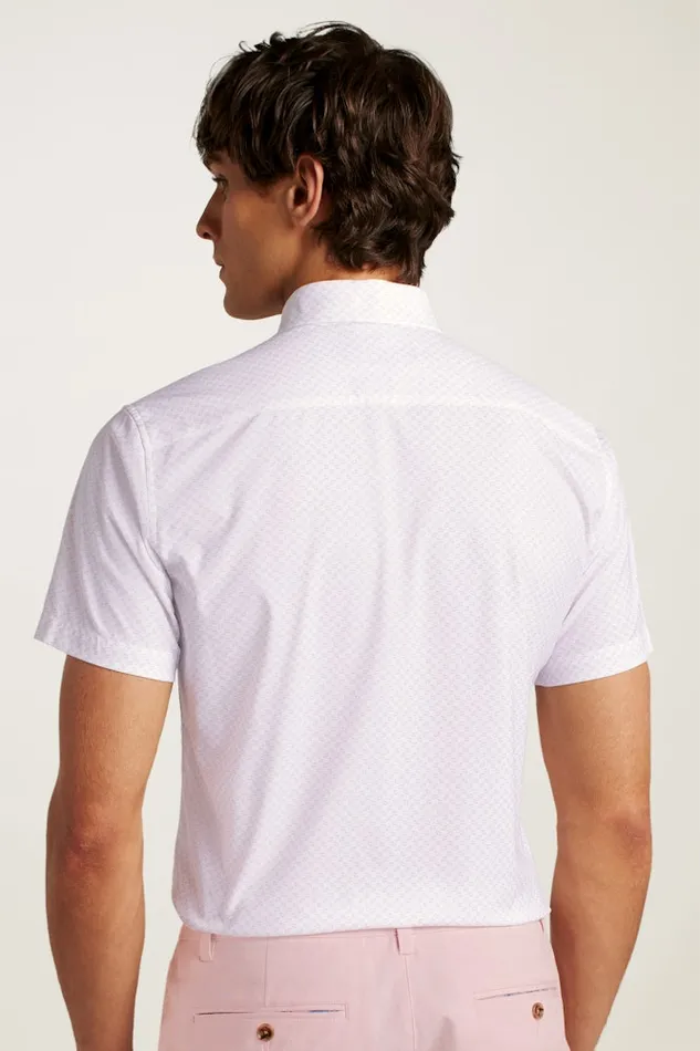 Men Bonobos Short Sleeve Shirts Tech Short Sleeve Shirt Lilac Gomez Geo Men Bonobos Short Sleeve Shirts Tech Short Sleeve Shirt Lilac Gomez Geo