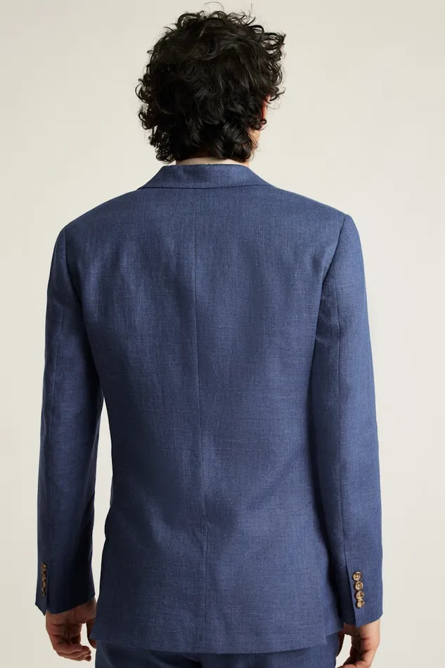 Men Bonobos Suits Jetsetter Italian Linen Suit Bright Navy