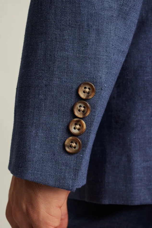 Men Bonobos Suits Jetsetter Italian Linen Suit Bright Navy