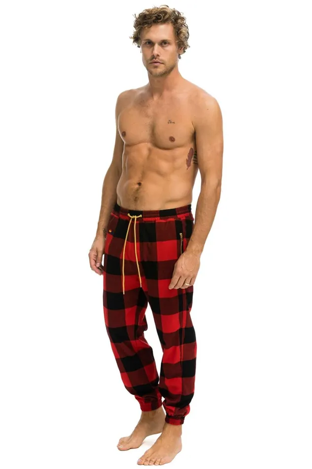 Men Bottoms Aviator Nation MEN039S PLAID LODGE PANT 8211 BUFFALO PLAID Men Bottoms Aviator Nation MEN039S PLAID LODGE PANT 8211 BUFFALO PLAID