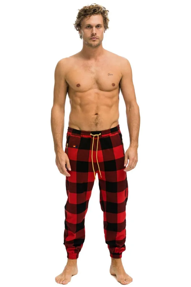 Men Bottoms Aviator Nation MEN039S PLAID LODGE PANT 8211 BUFFALO PLAID Men Bottoms Aviator Nation MEN039S PLAID LODGE PANT 8211 BUFFALO PLAID