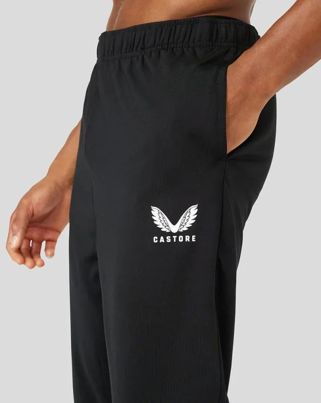 Men Castore Bottoms Black Slim Fit Core Tracksuit Pants