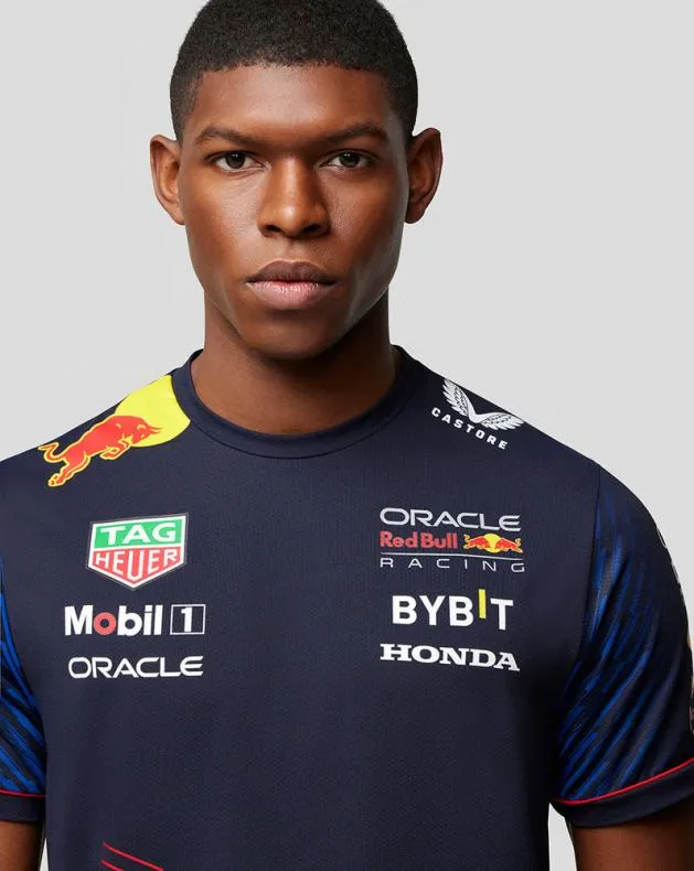 Men Castore Hoodies ORACLE RED BULL RACING SET UP TEE 8211 NIGHT SKY