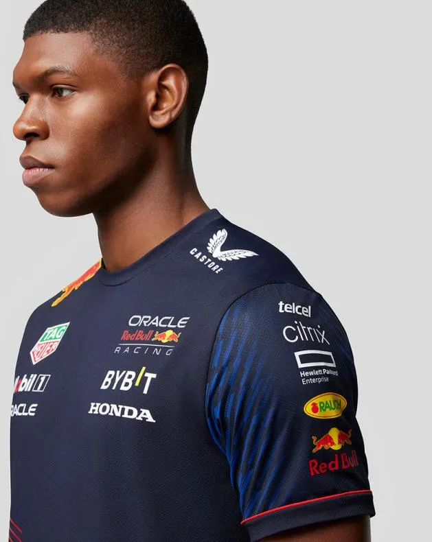 Men Castore Hoodies ORACLE RED BULL RACING SET UP TEE 8211 NIGHT SKY