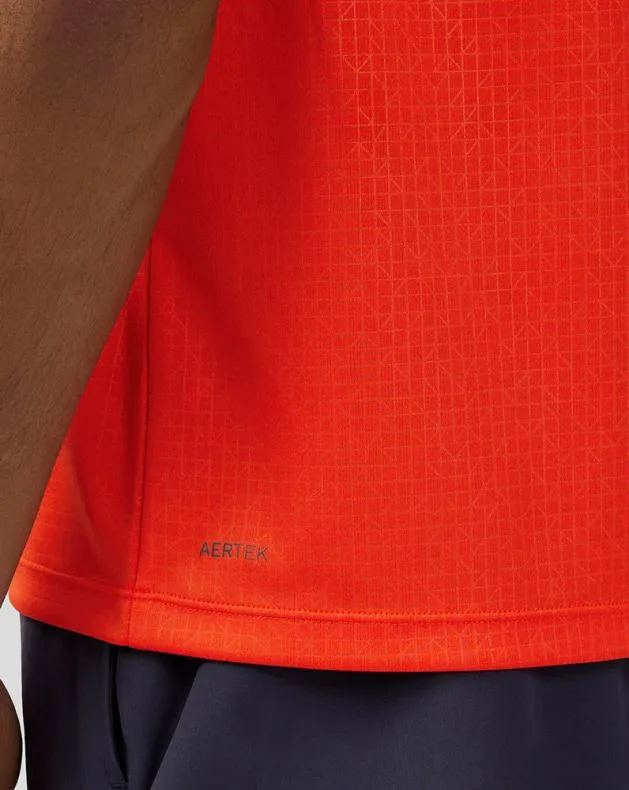 Men Castore Tops Adapt Short Sleeve Printed T Shirt 8211 Orange