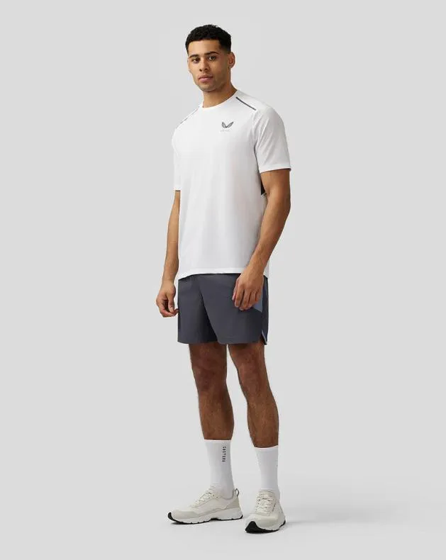 Men Castore Tops Apex Aeromesh TShirt 8211 White