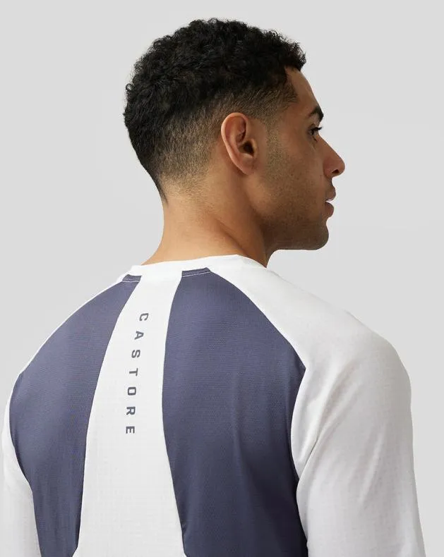 Men Castore Tops Apex Aeromesh TShirt 8211 White