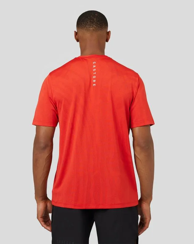 Men Castore Tops Core Tech Tee 8211 Poppy