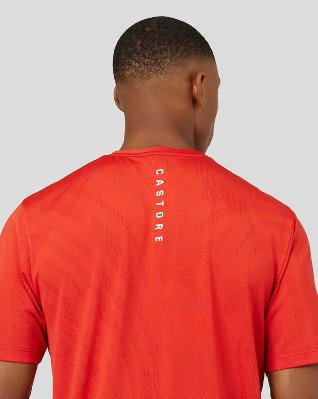 Men Castore Tops Core Tech Tee 8211 Poppy