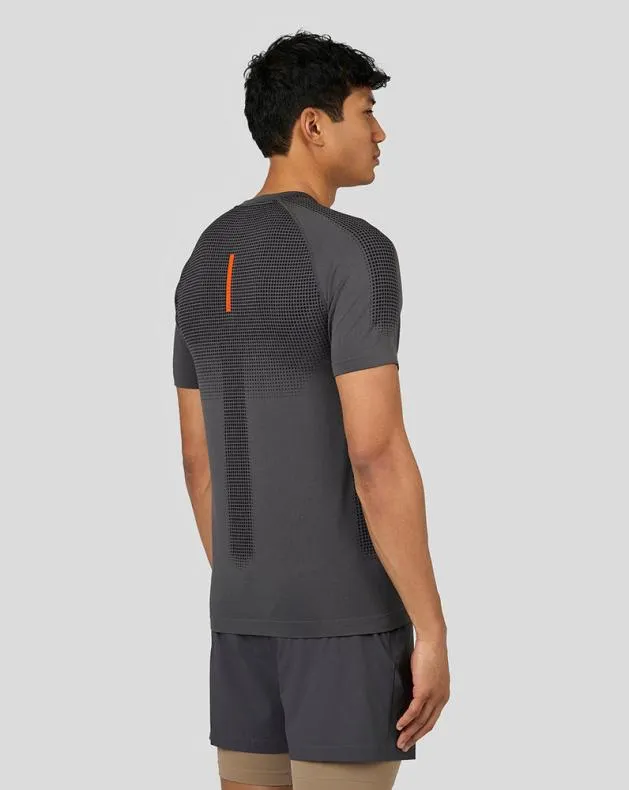Men Castore Tops Flow Training TShirt 8211 Gunmetal
