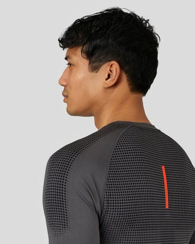Men Castore Tops Flow Training TShirt 8211 Gunmetal