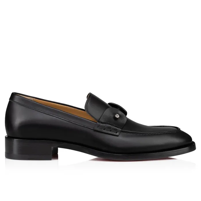 Men Chambelimoc Loafers 8211 Calf Leather 8211 Black Christian Louboutin Loafers and Moccasins