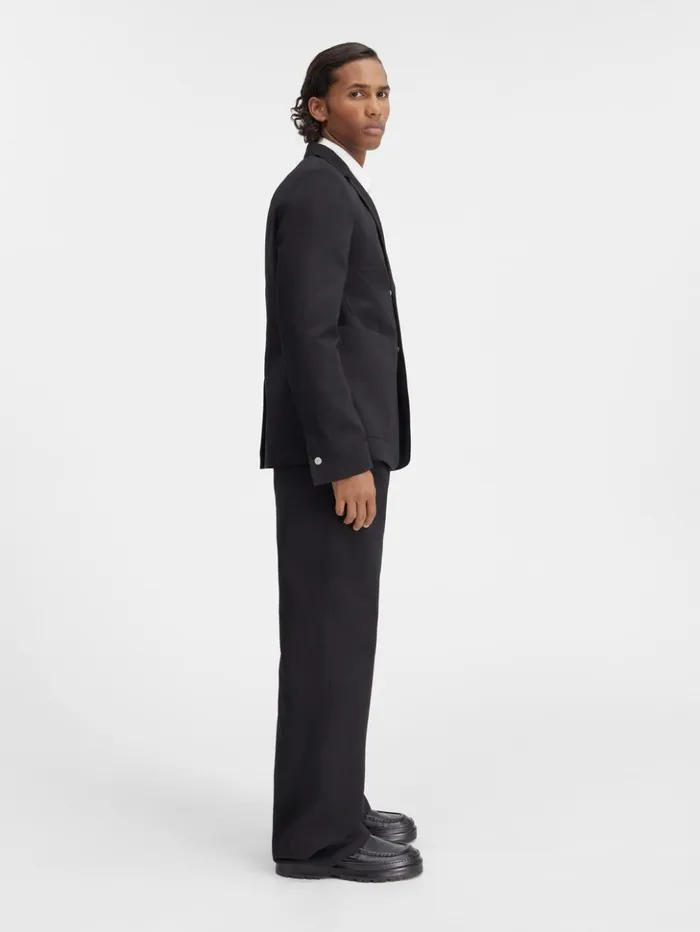 Men Coats and Jackets JACQUEMUS The Jean Jacket Black Men Coats and Jackets JACQUEMUS The Jean Jacket Black