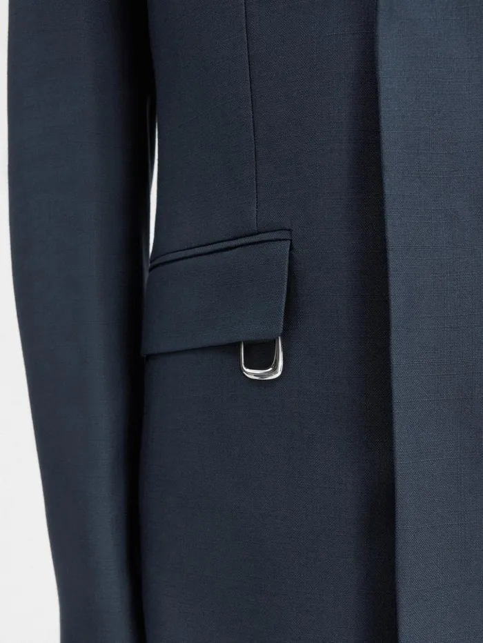 Men Coats and Jackets JACQUEMUS The Melo Jacket Dark Navy Men Coats and Jackets JACQUEMUS The Melo Jacket Dark Navy