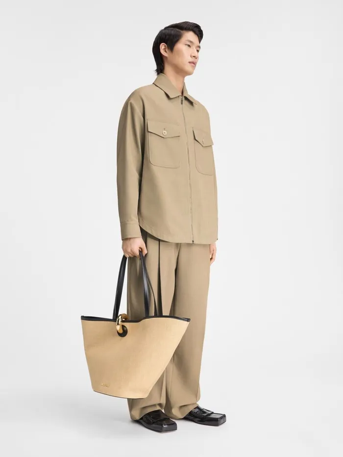 Men Coats and Jackets JACQUEMUS The Montaigne Jacket Beige