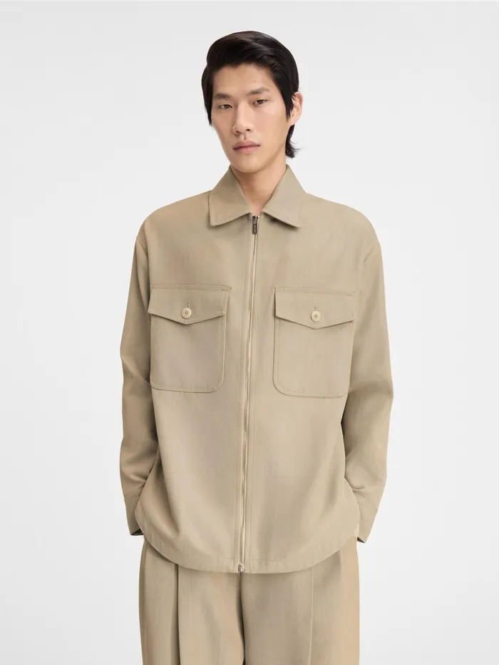 Men Coats and Jackets JACQUEMUS The Montaigne Jacket Beige