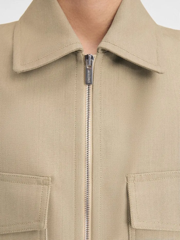Men Coats and Jackets JACQUEMUS The Montaigne Jacket Beige