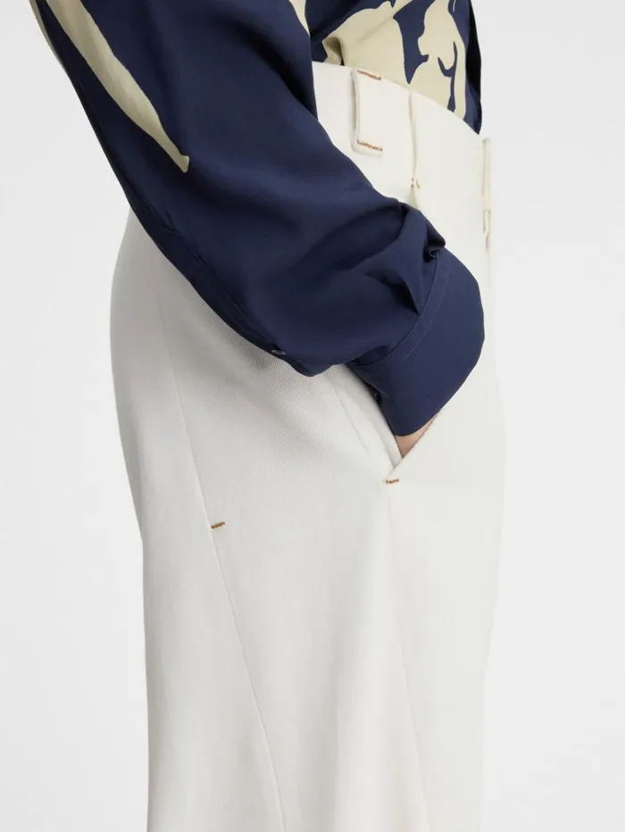 Men Denim JACQUEMUS The Scala DeNmes Denim Pants Offwhite