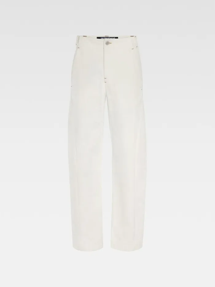 Men Denim JACQUEMUS The Scala DeNmes Denim Pants Offwhite