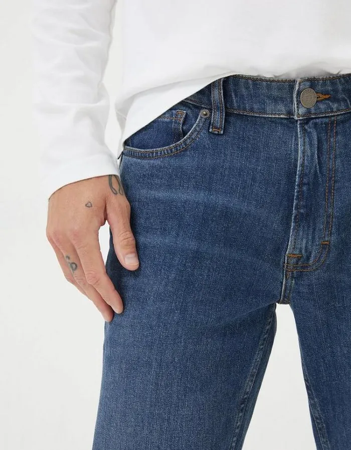 Men FatFace Jeans Slim Fit Jeans Indigo Blue
