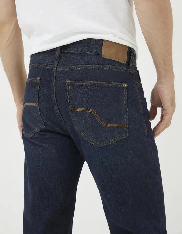 Men FatFace Jeans Straight Fit Jeans Dark Blue