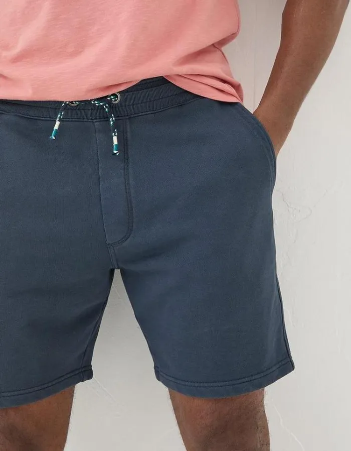 Men FatFace Shorts Cambourne Jersey Shorts Navy