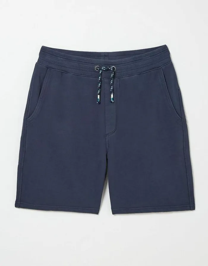 Men FatFace Shorts Cambourne Jersey Shorts Navy