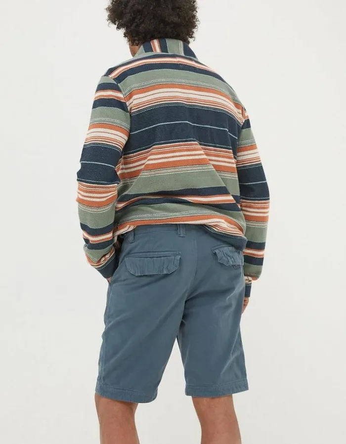 Men FatFace Shorts Cove Chino Shorts Dusky Blue