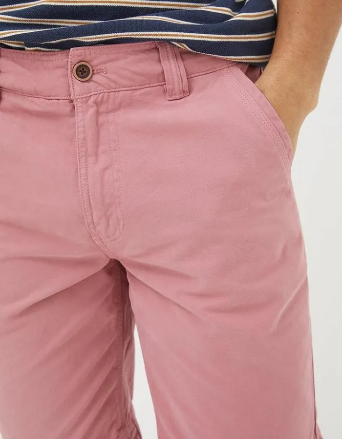 Men FatFace Shorts Cove Chino Shorts Washed Pink