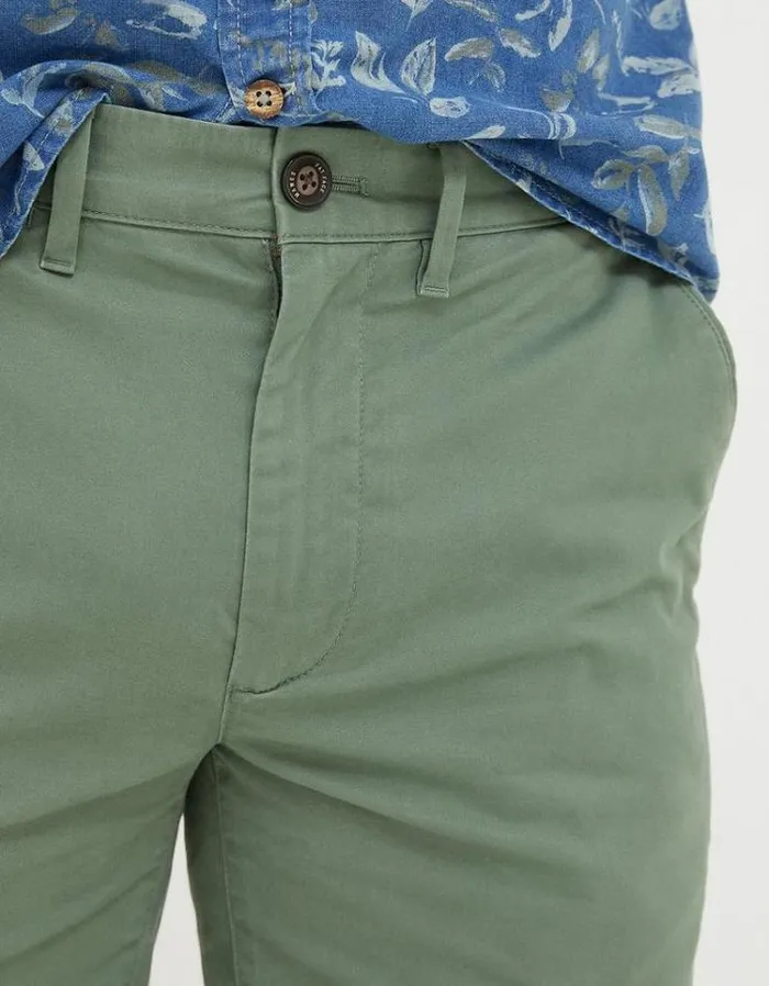 Men FatFace Shorts Mawes Chino Shorts Sage Green
