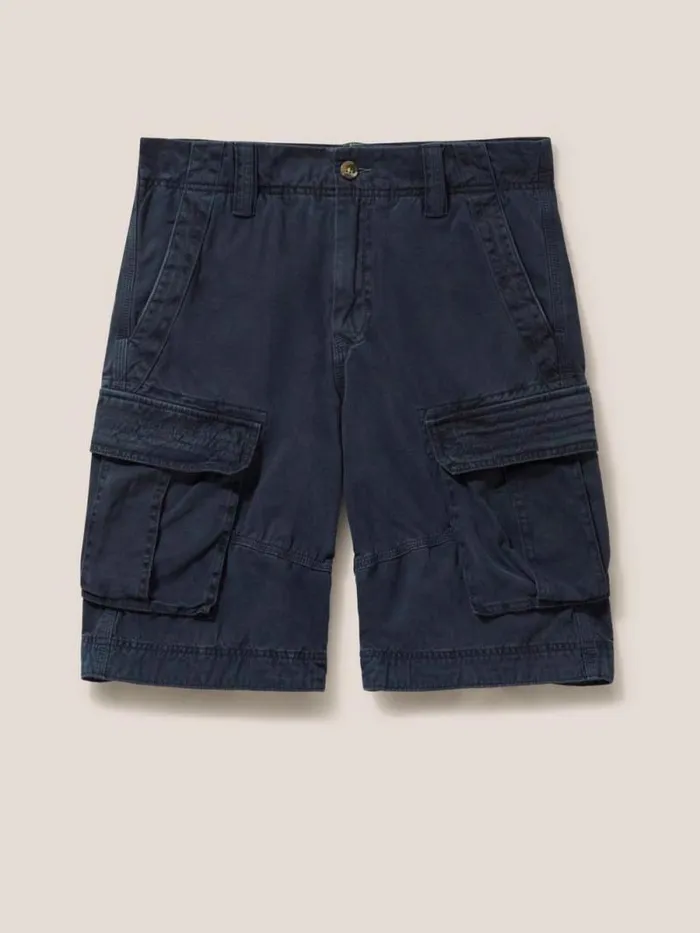 Men Halsall Organic Cargo Short Dark Navy White Stuff Shorts