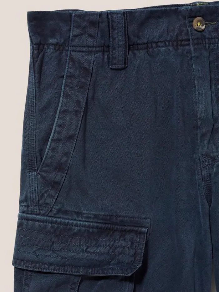 Men Halsall Organic Cargo Short Dark Navy White Stuff Shorts