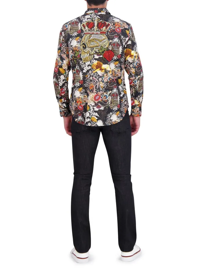 Men Long Sleeve Button Down Shirts Robert Graham AREZZO LONG SLEEVE BUTTON DOWN SHIRT Multi