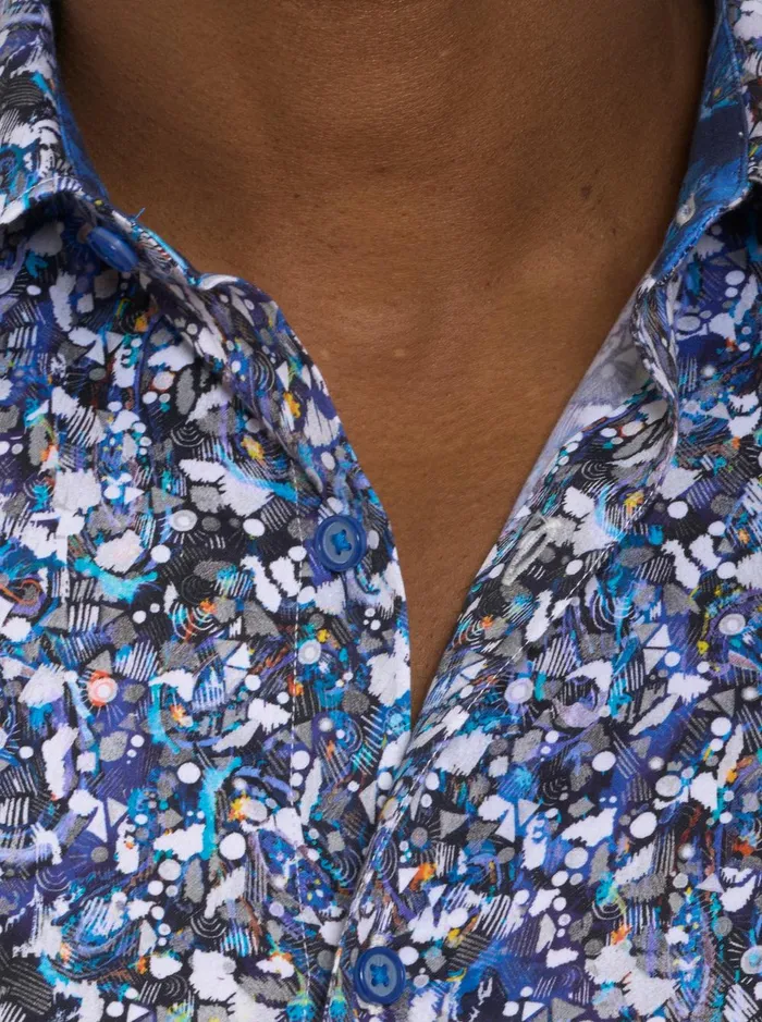 Men Long Sleeve Button Down Shirts Robert Graham FONDO LONG SLEEVE BUTTON DOWN SHIRT Multi