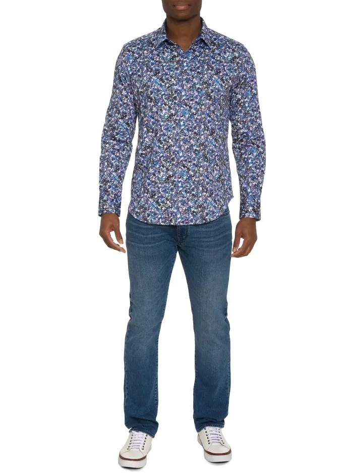 Men Long Sleeve Button Down Shirts Robert Graham FONDO LONG SLEEVE BUTTON DOWN SHIRT Multi