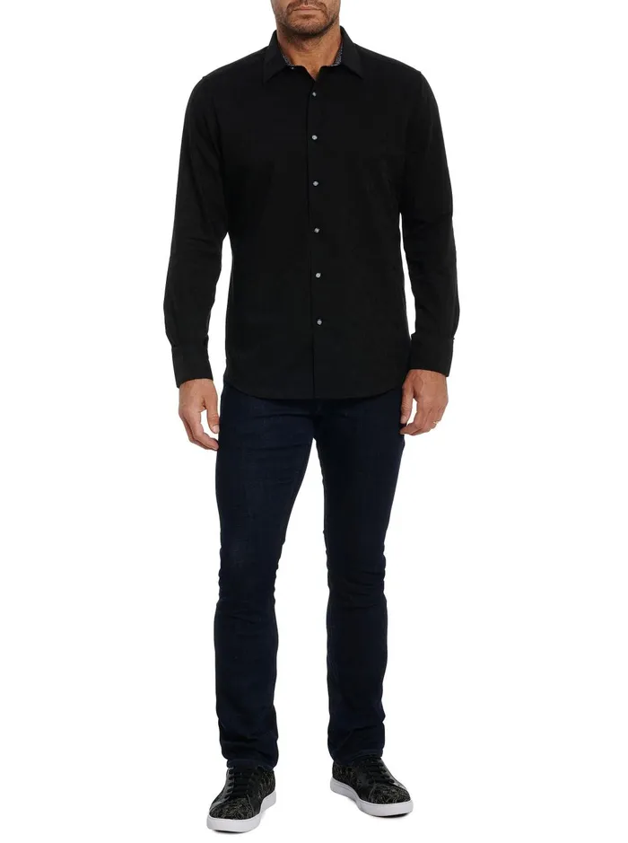 Men Long Sleeve Button Down Shirts Robert Graham HIGHLAND LONG SLEEVE BUTTON DOWN SHIRT Classic