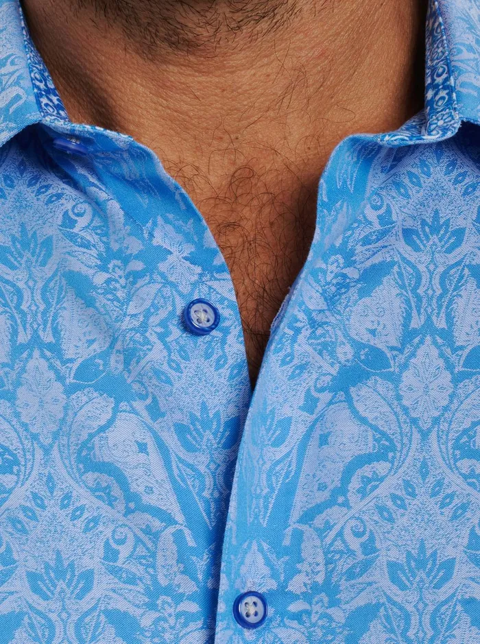 Men Long Sleeve Button Down Shirts Robert Graham HIGHLAND LONG SLEEVE BUTTON DOWN SHIRT Classic