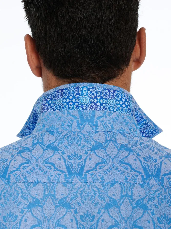 Men Long Sleeve Button Down Shirts Robert Graham HIGHLAND LONG SLEEVE BUTTON DOWN SHIRT Classic